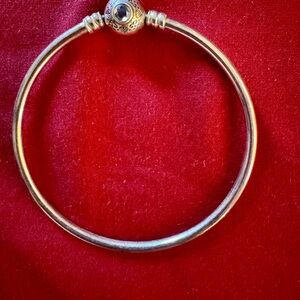 Pandora Silver and Blue Bracelet